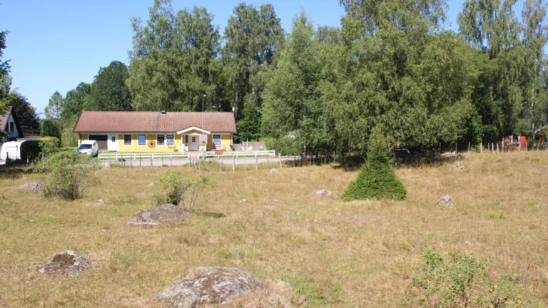 En tomt för att bygga hus på